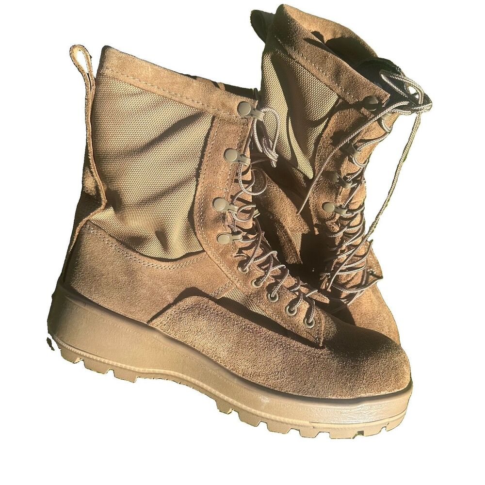 Altama Gore-Tex Military Combat Boots Coyote Brown Men’s 10 Wide Vibram